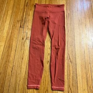 LuLuLemon Leggings Womens 4 Align Pant Orange Red 26”